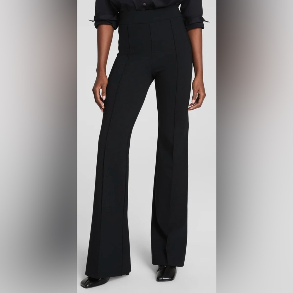 SPANX Black Boot Cut Flare Pants